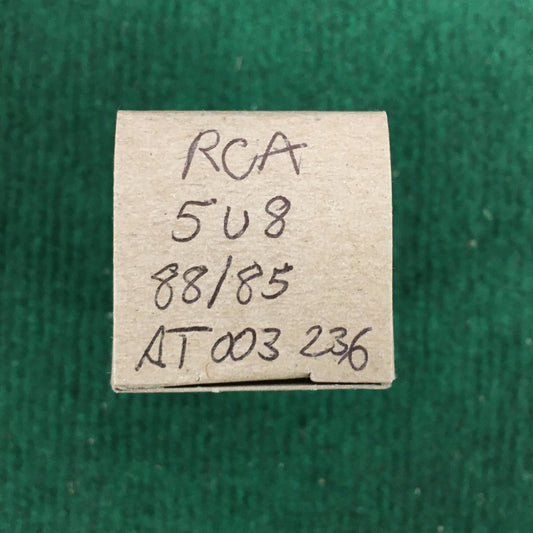 RCA * 5U8 Tube * Tested 88/85