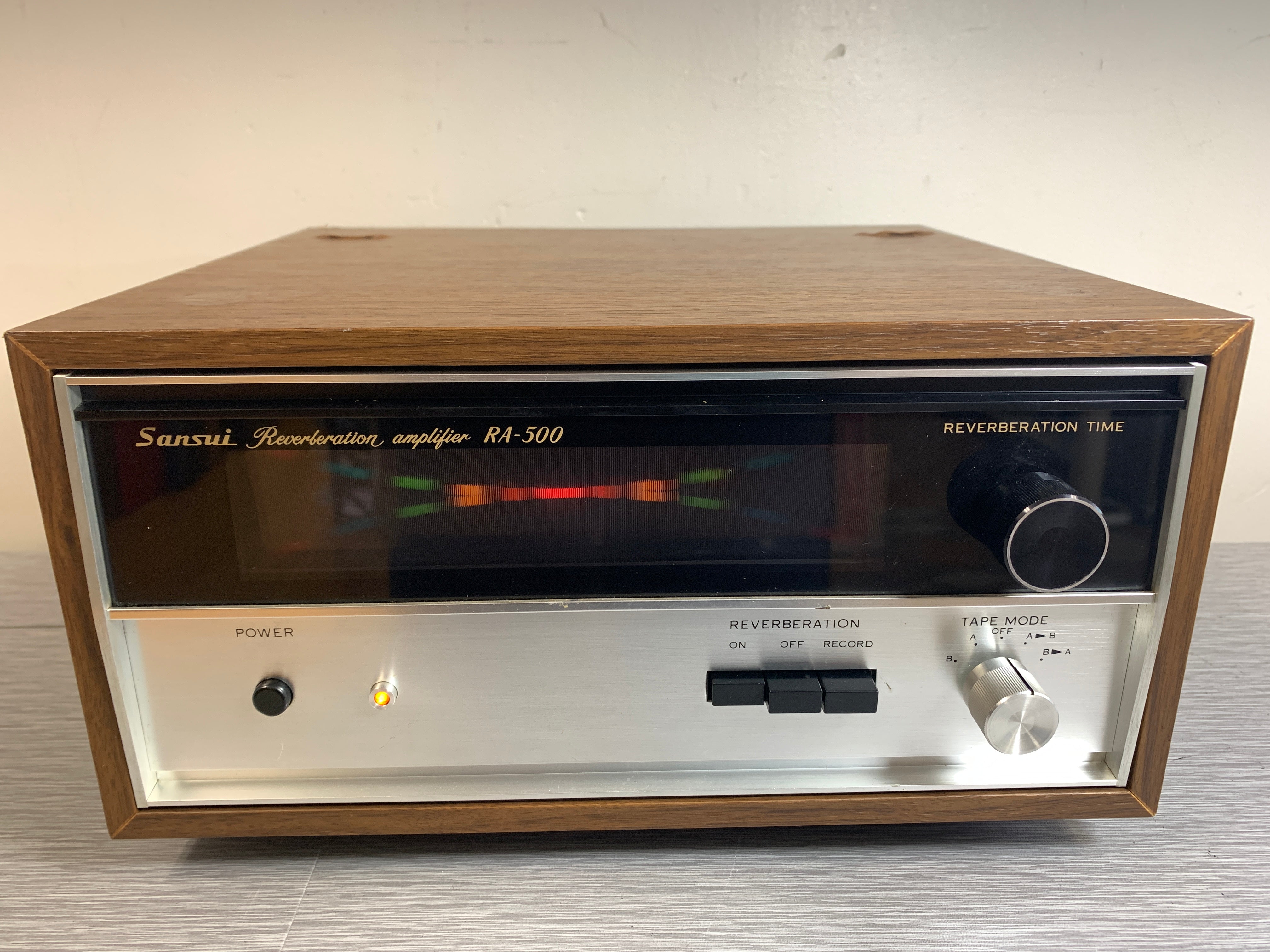 Vintage hot Sansui Reverberation Amp RA-500 reverb