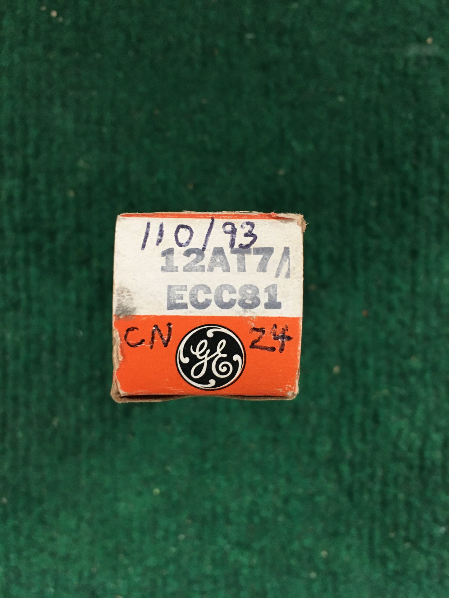 GE * 12AT7 Tube * Tested 110/93