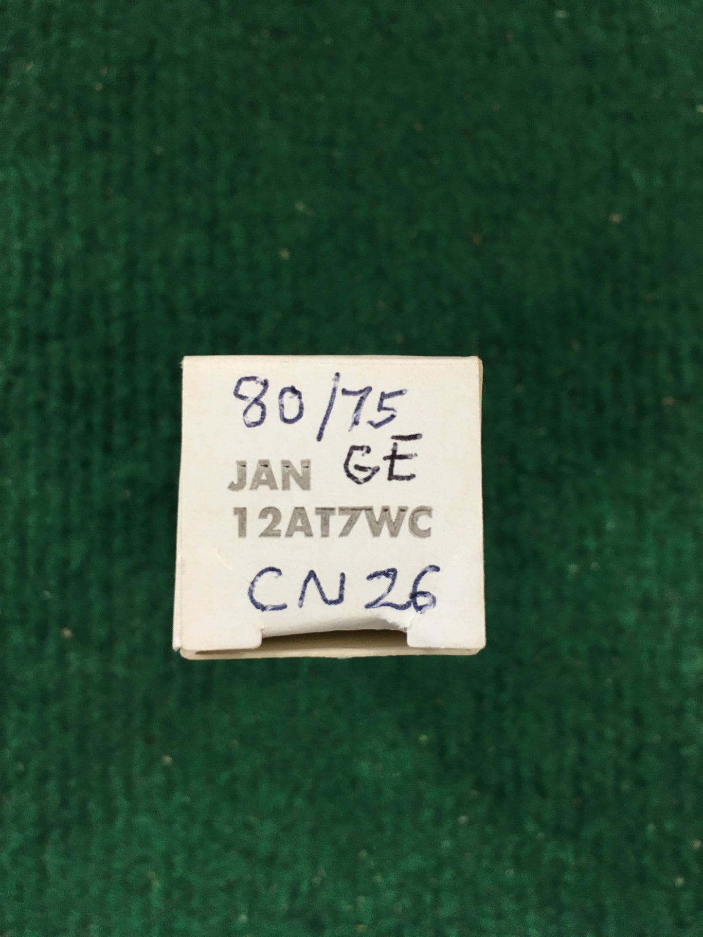 GE * 12AT7WC Tube * Tested 80/75