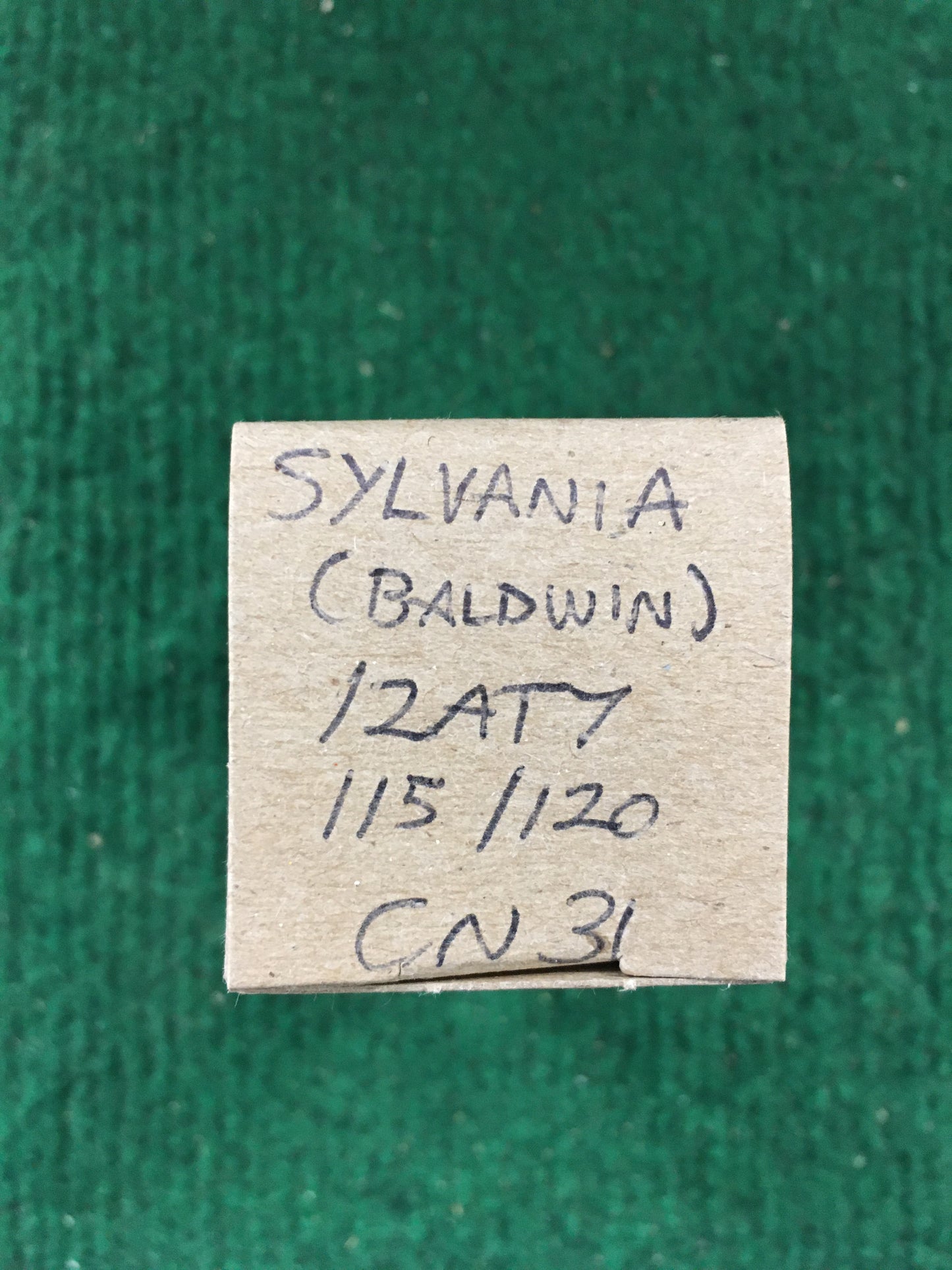 Sylvania (Baldwin) * 12AT7 Tube * Tested 115/120