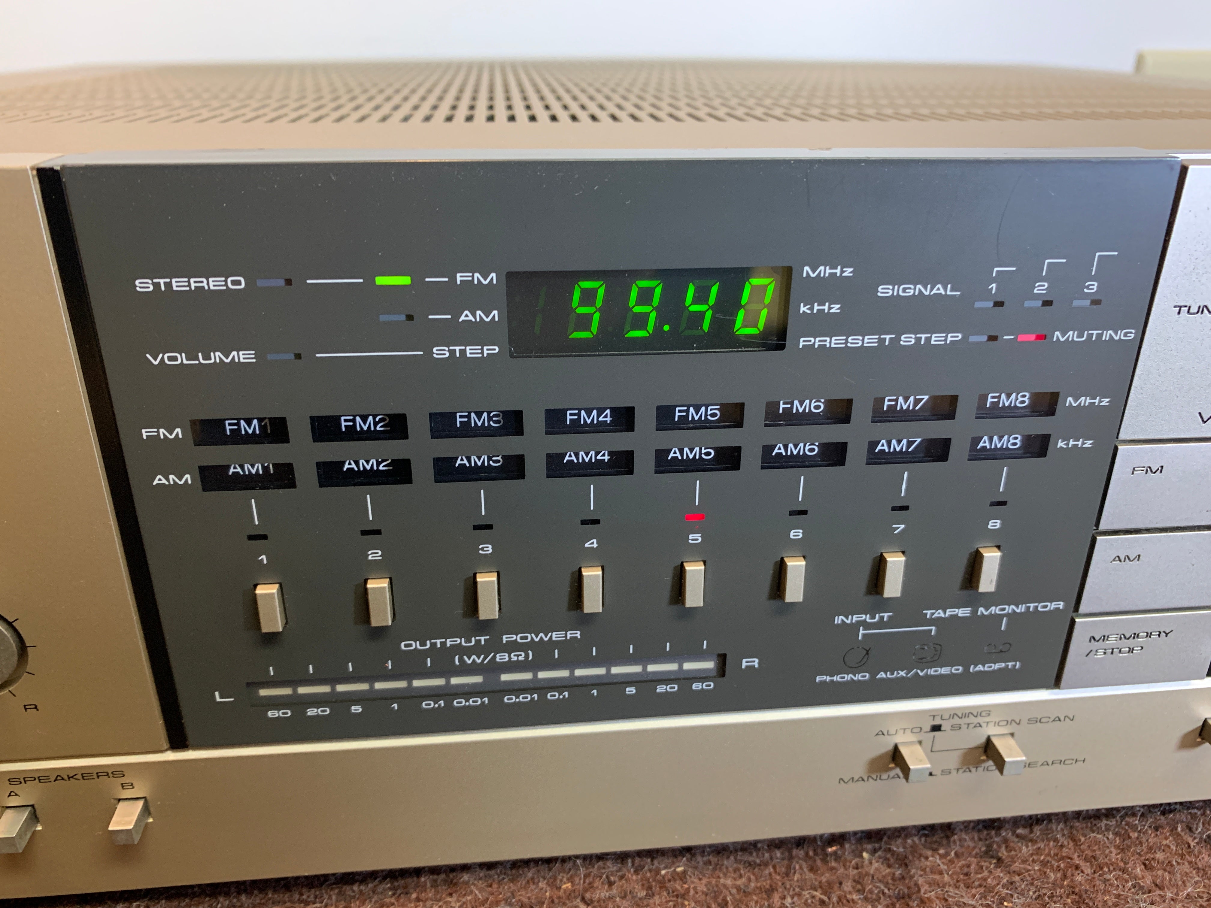 Vintage hot Pioneer SX-6 Computer Controlled Reciever