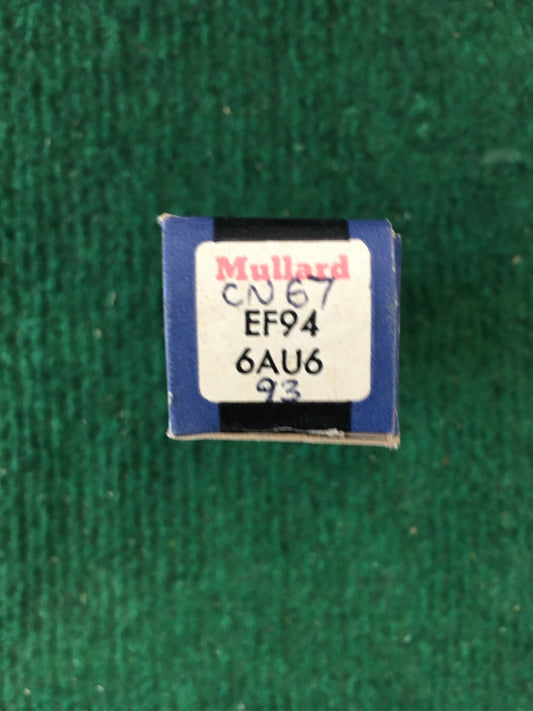 Mullard * 6AU6 Tube * Tested 93