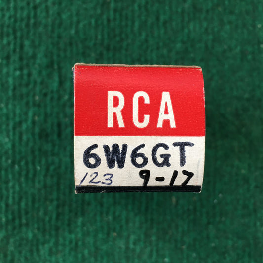 RCA * 6W6GT Tube * Tested 123