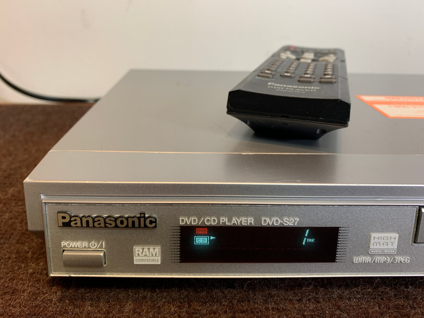 Panasonic DVD-S27 DVD/CD Player - Remote