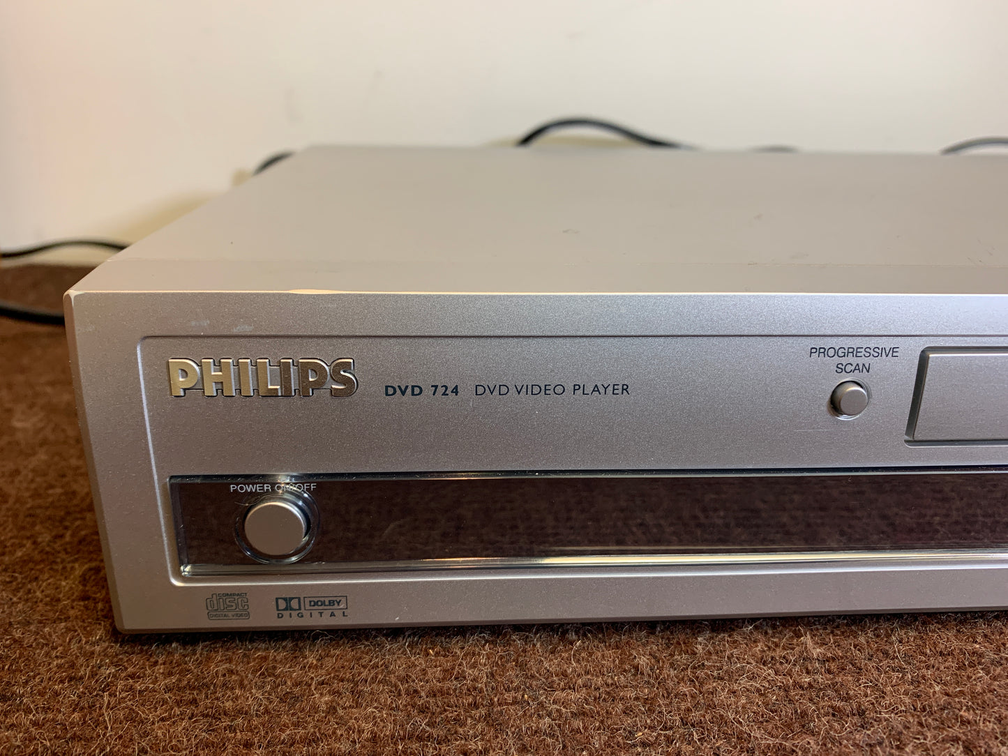 Philips DVD 724 Single cd/dvd Player