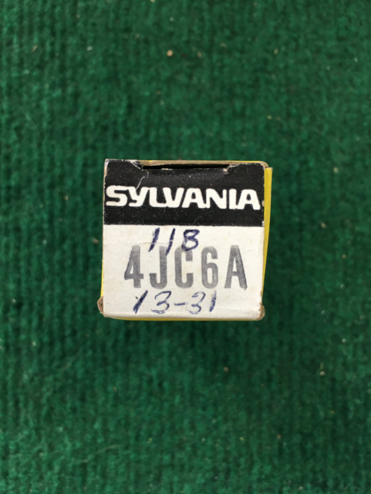 Sylvania 4JC6A Vacuum Tube * Tested 118%