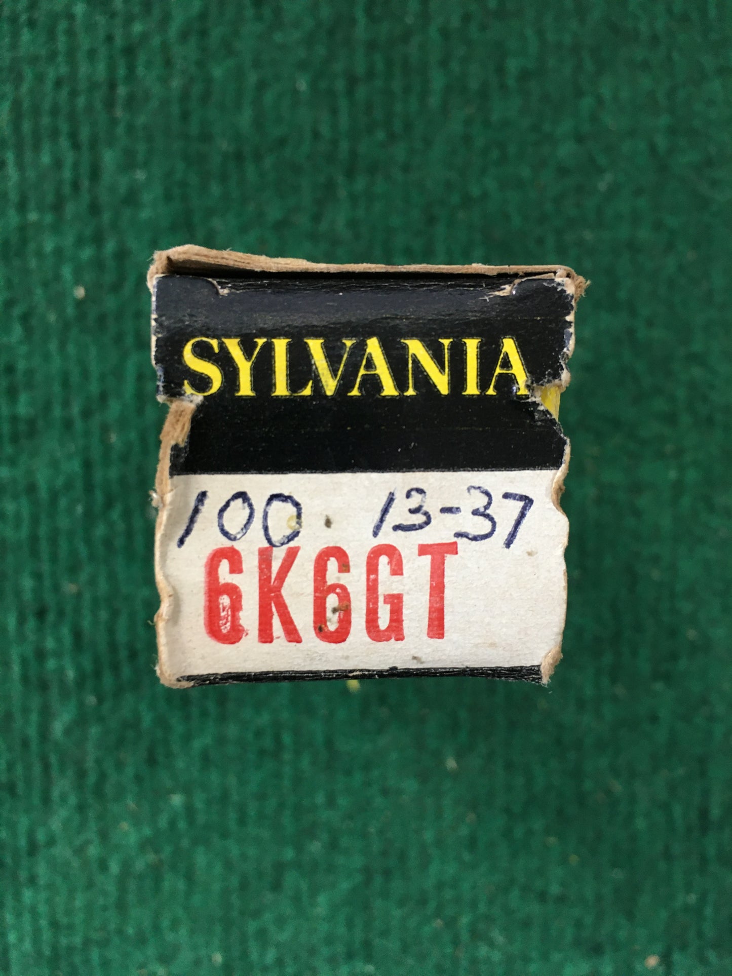 Sylvania 6K6GT Vacuum Tube * Tested 100%