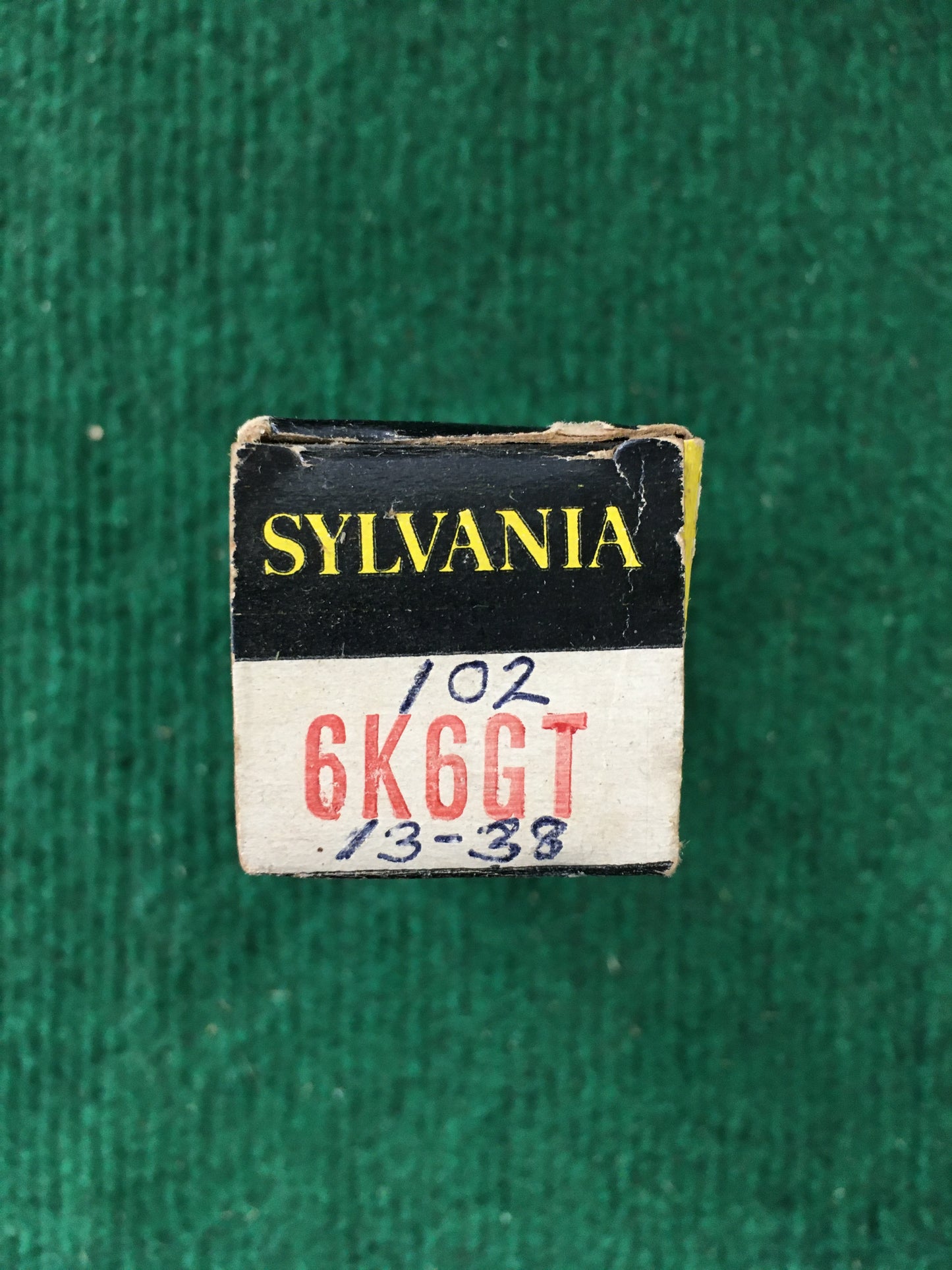 Sylvania 6K6GT Vacuum Tube * Tested 102%