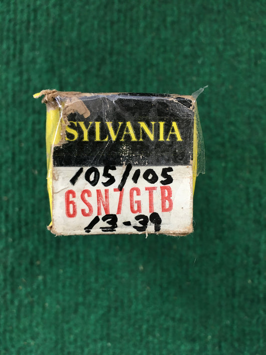 Sylvania 6SN7GTB Vacuum Tube * Tested 105/105%