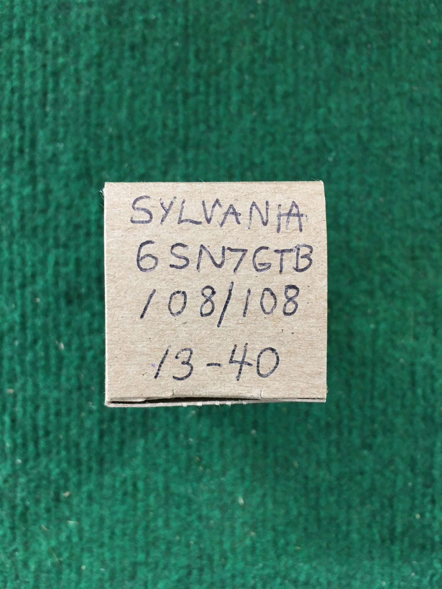 Sylvania 6SN7GTB Vacuum Tube * Tested 108/108%