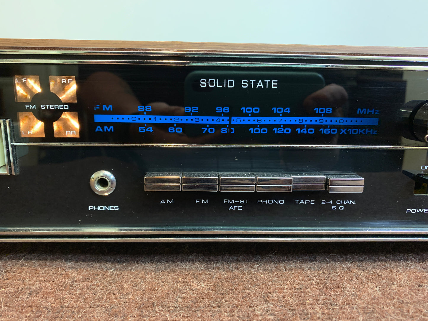 APF Electronics SQ362 Stereo Receiver with 8 Track Player