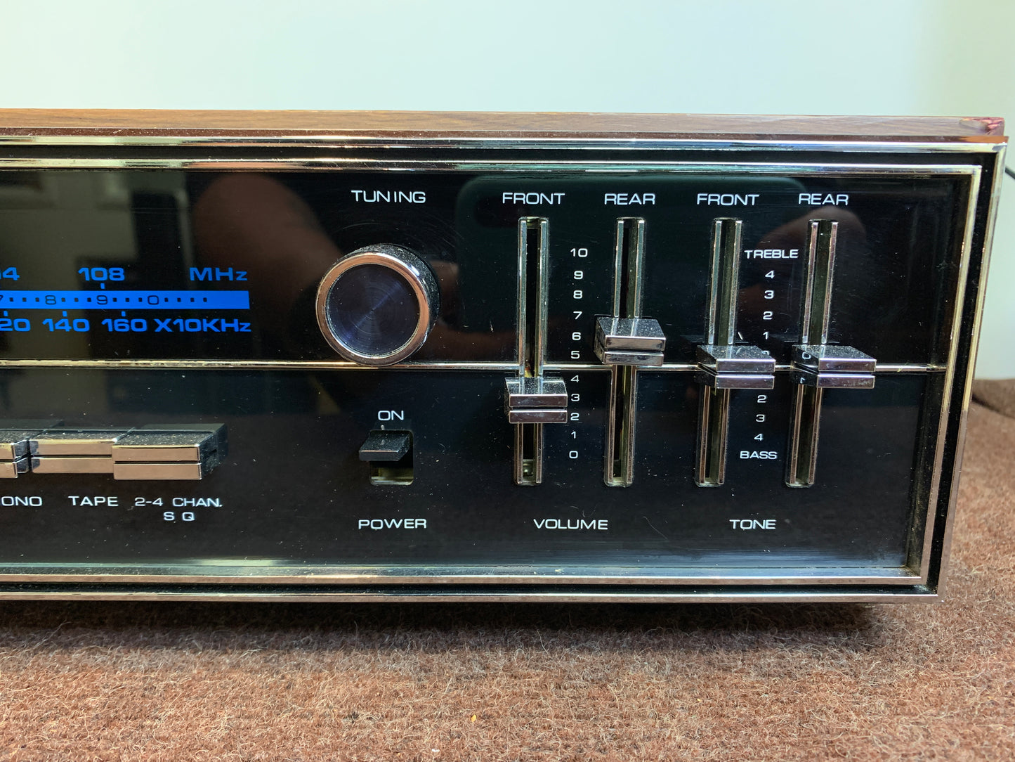 APF Electronics SQ362 Stereo Receiver with 8 Track Player