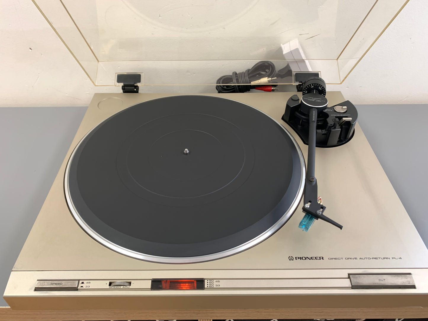 Pioneer PL-4 Turntable with New Stylus