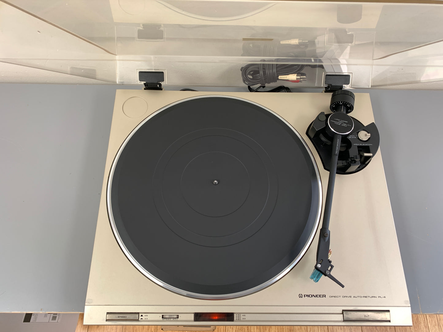 Pioneer PL-4 Turntable with New Stylus