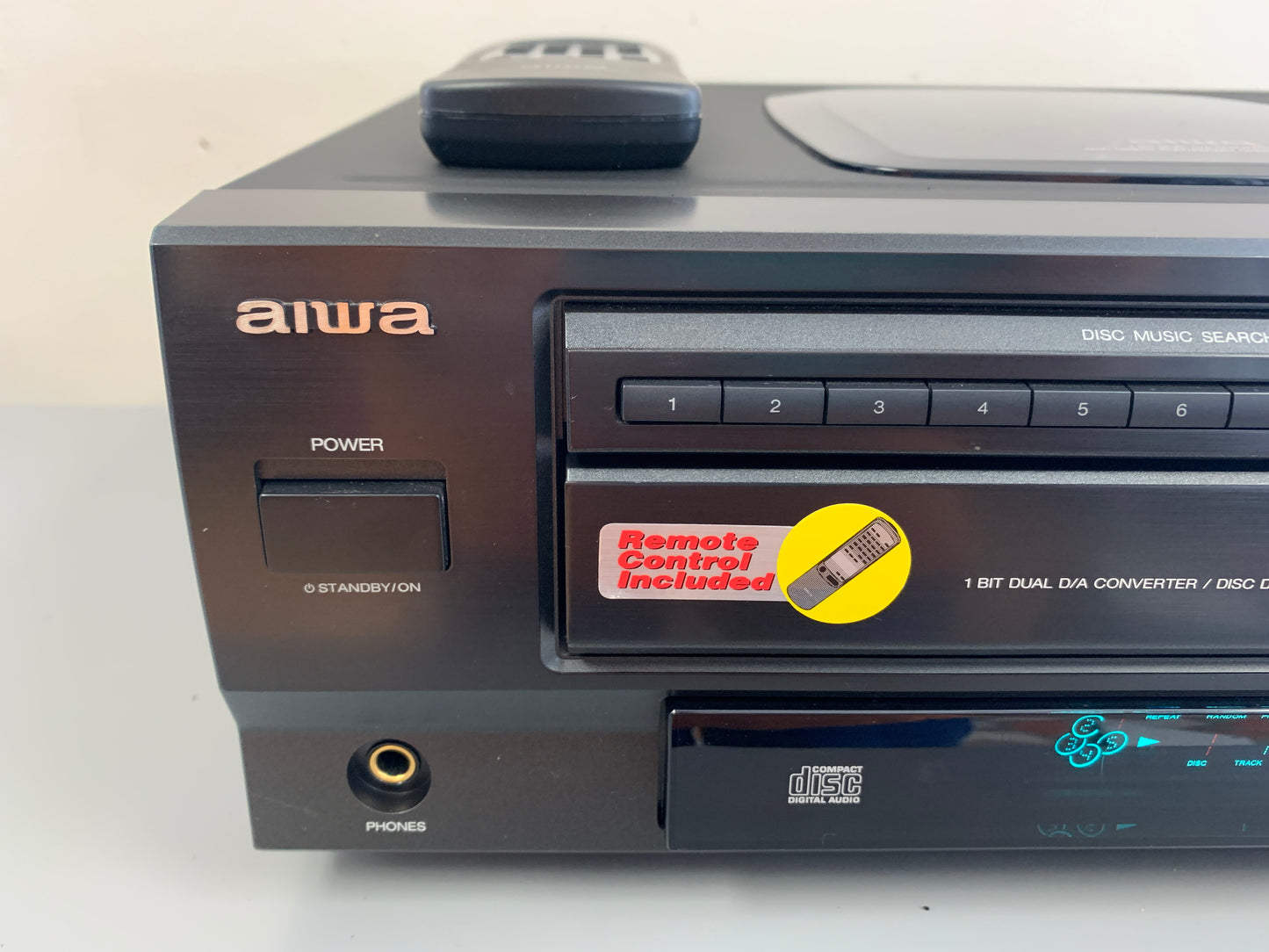 Aiwa XC-37MU CD Carousel 5 Discs * Remote