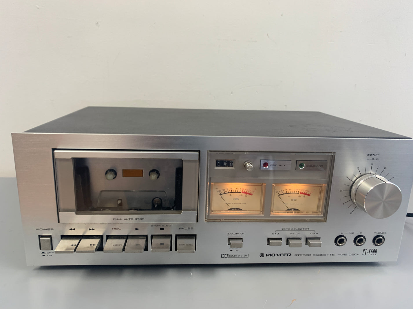 Pioneer Ct-f500 Single Cassette Deck – The Turntable Store