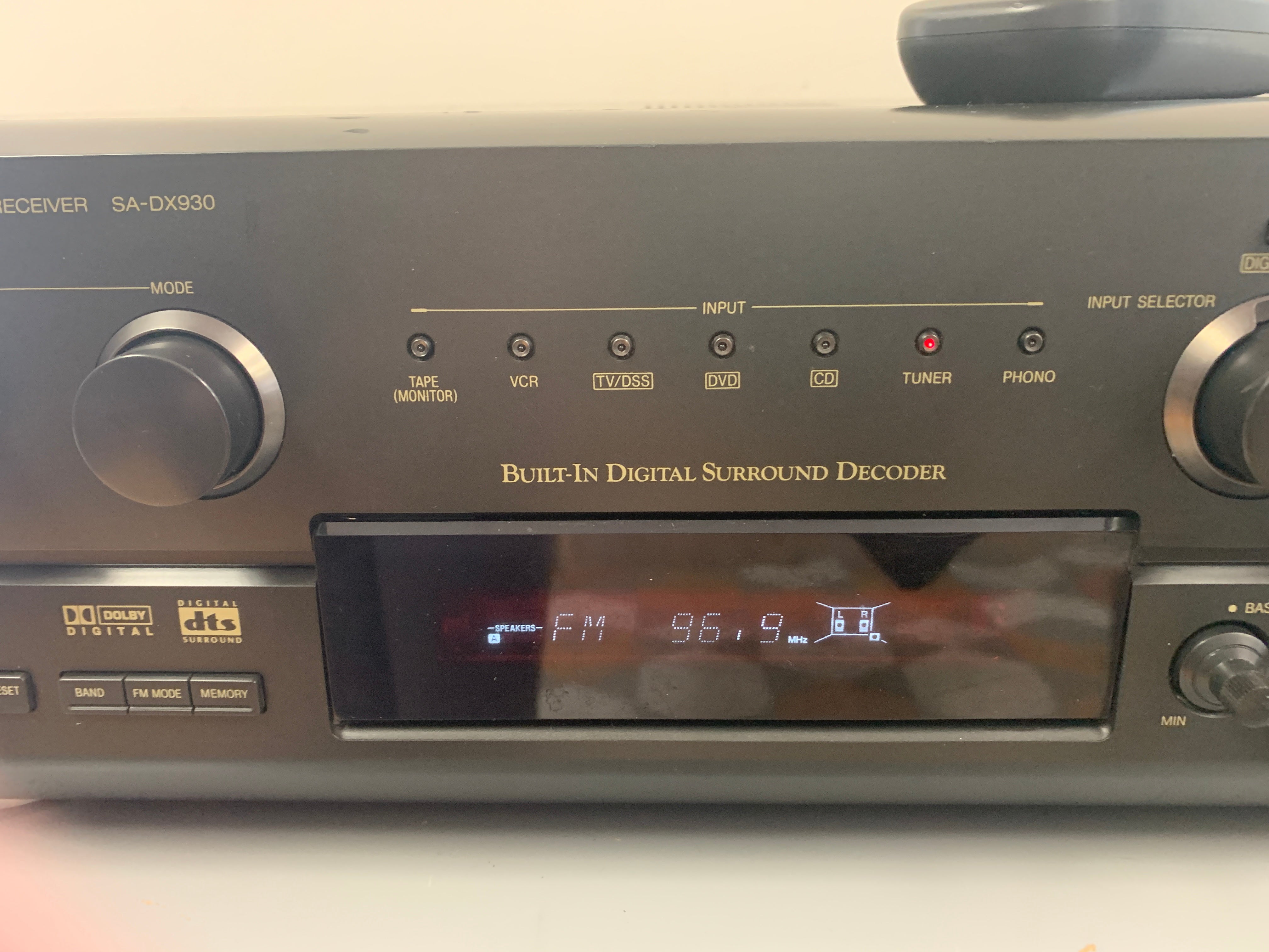 Technics Stereo outlet Receiver SA-DX930 Working