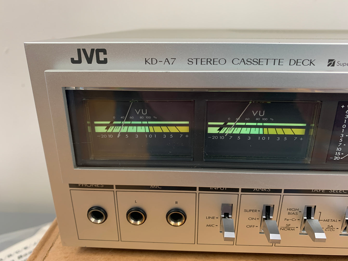 JVC KD-A7 Single Cassette Deck * Box * Manual