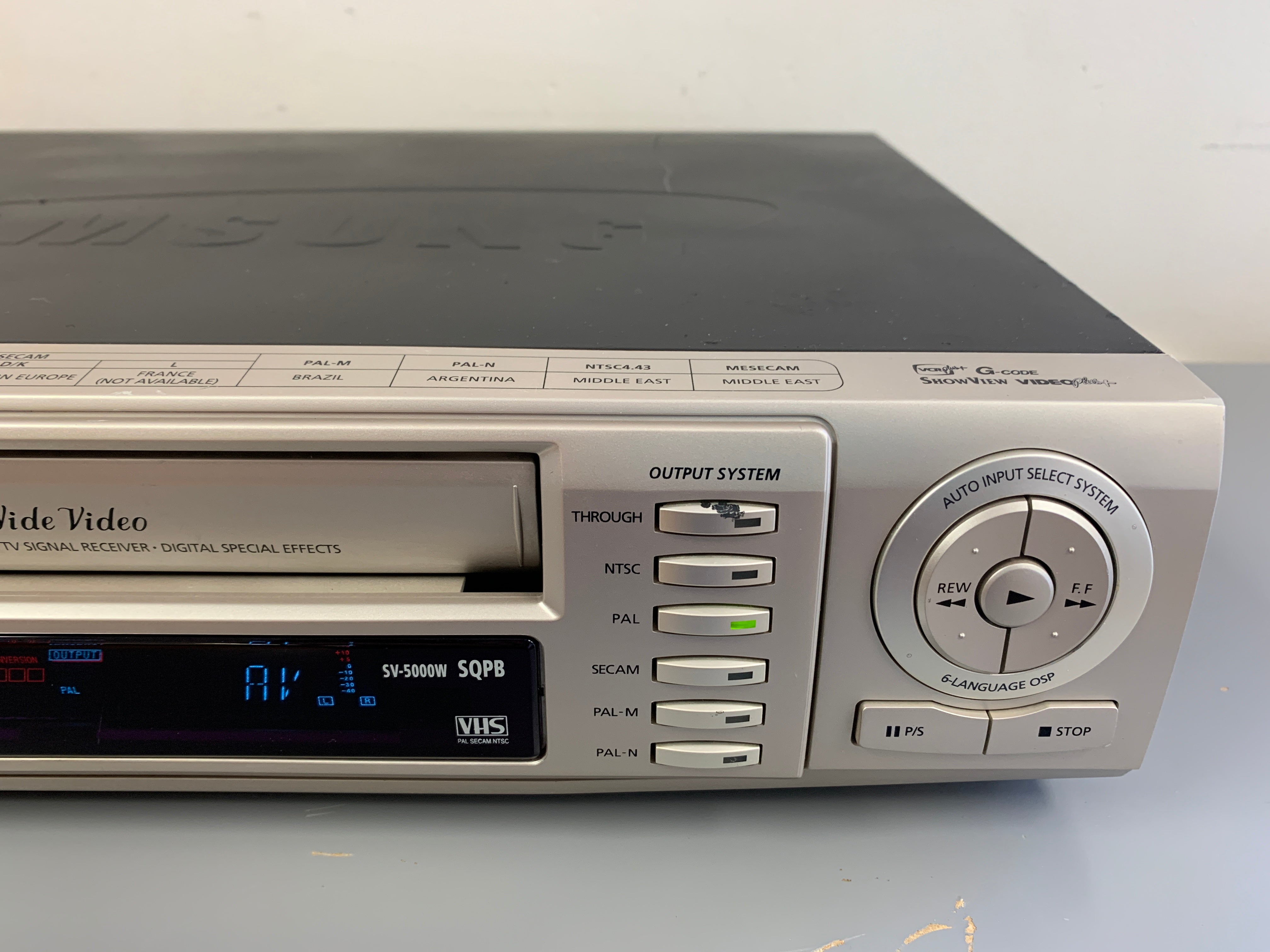 Samsung SV-5000W Worldwide VHS Player