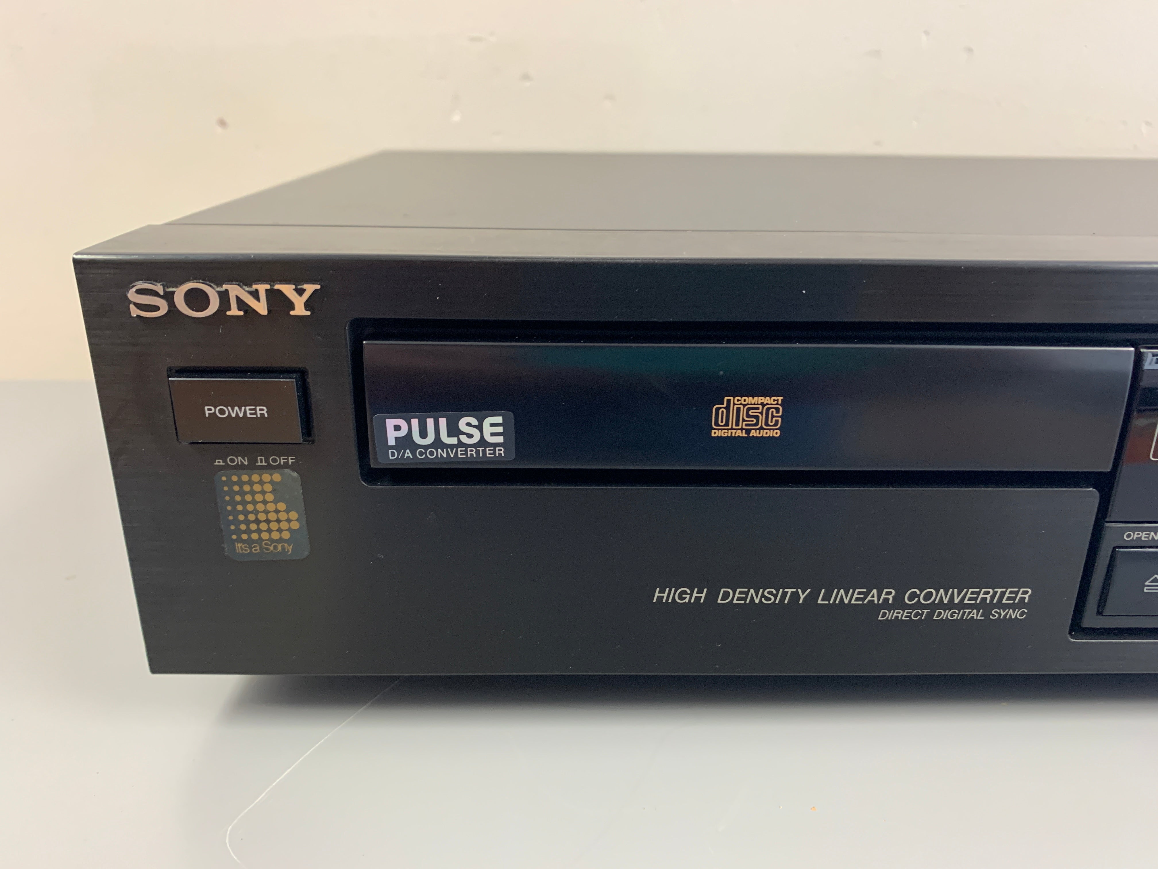 Vintage store Sony CDP-297 Compact Disc CD Player w/ Manuel High Density Linear Conv.