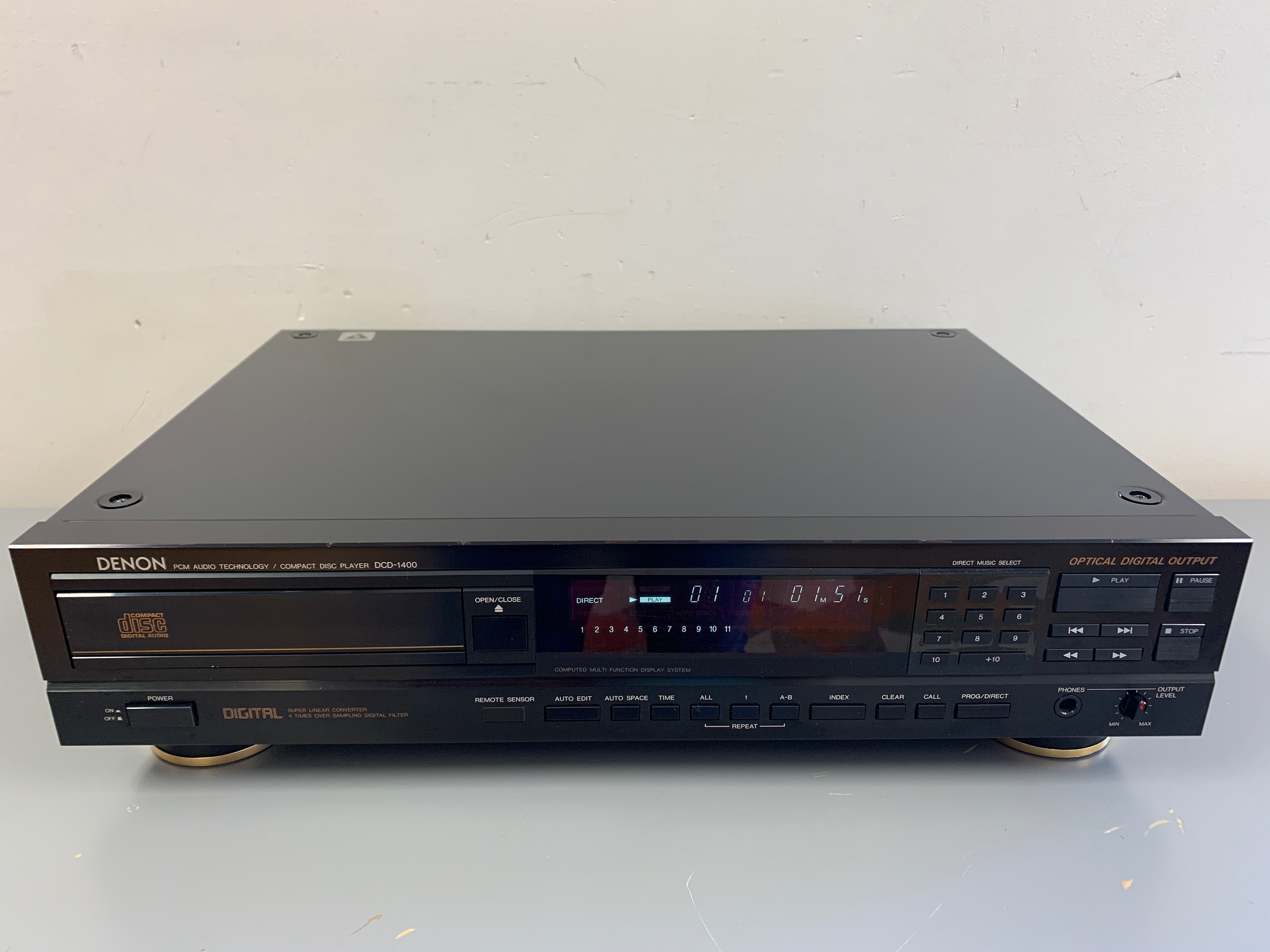 Denon DCD-1400 Single CD Player – The Turntable Store