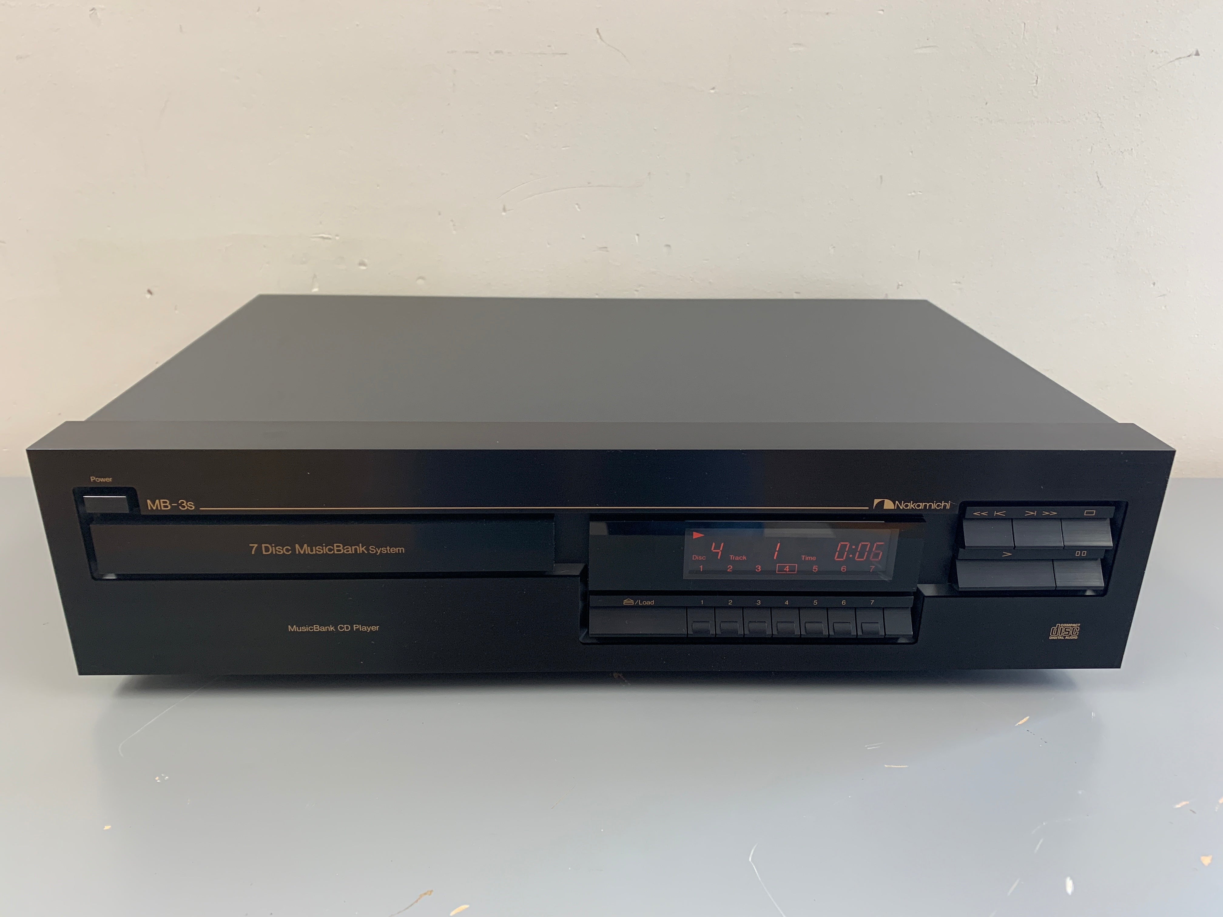 Nakamichi MB-3S Music Bank CD Player * 7 Discs