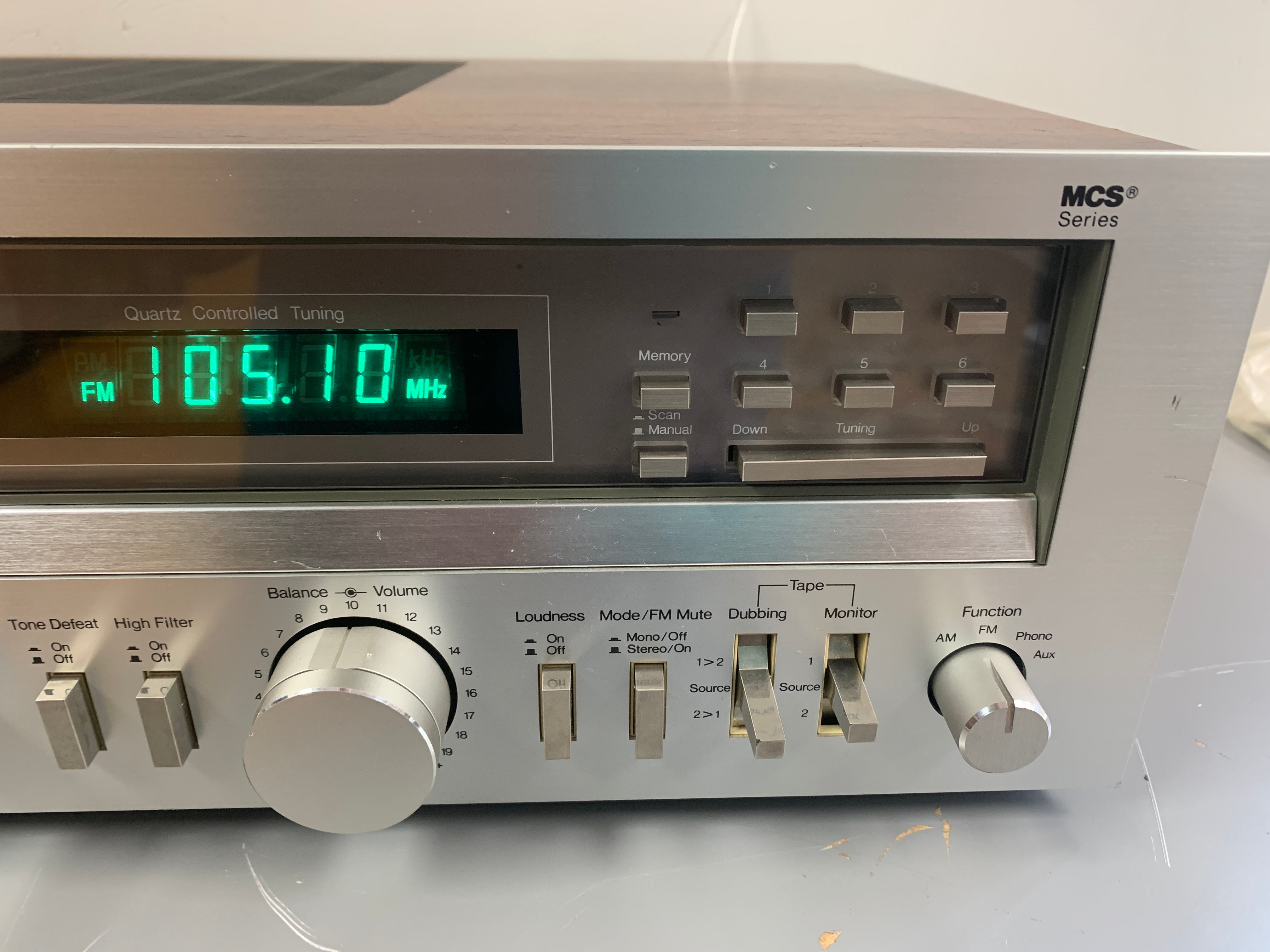 Receiver vintage discount MCS 3249