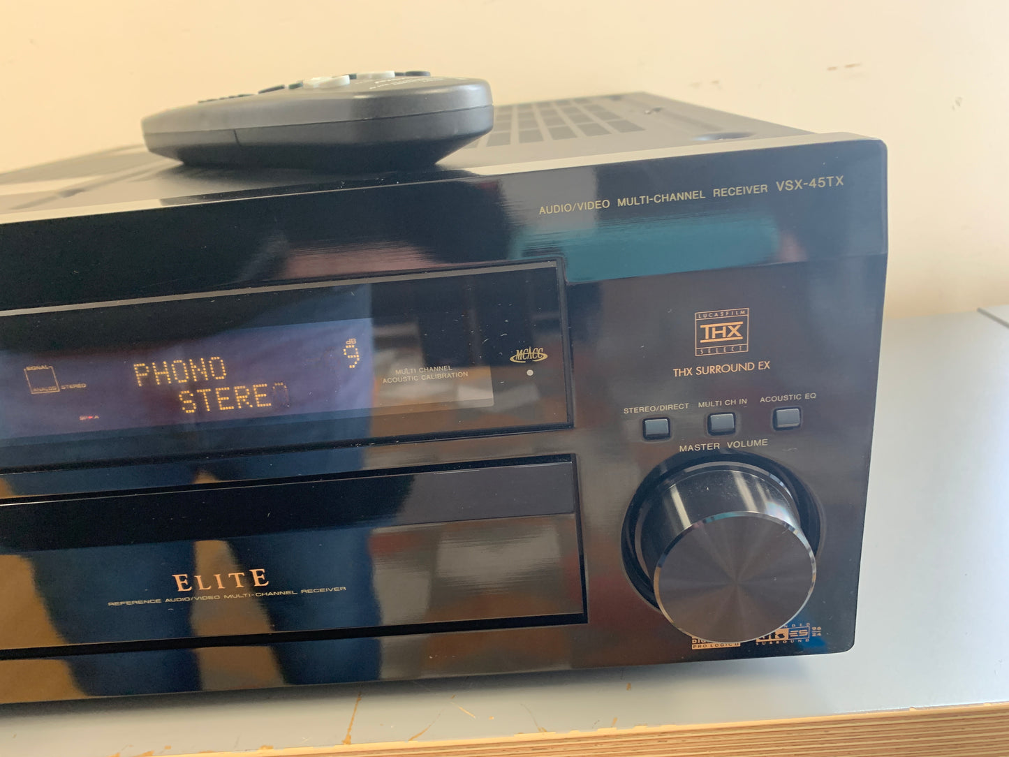 Pioneer ELITE VSX-45TX Stereo AV Receiver * Remote Control * $100 USA Flat Ship Fee