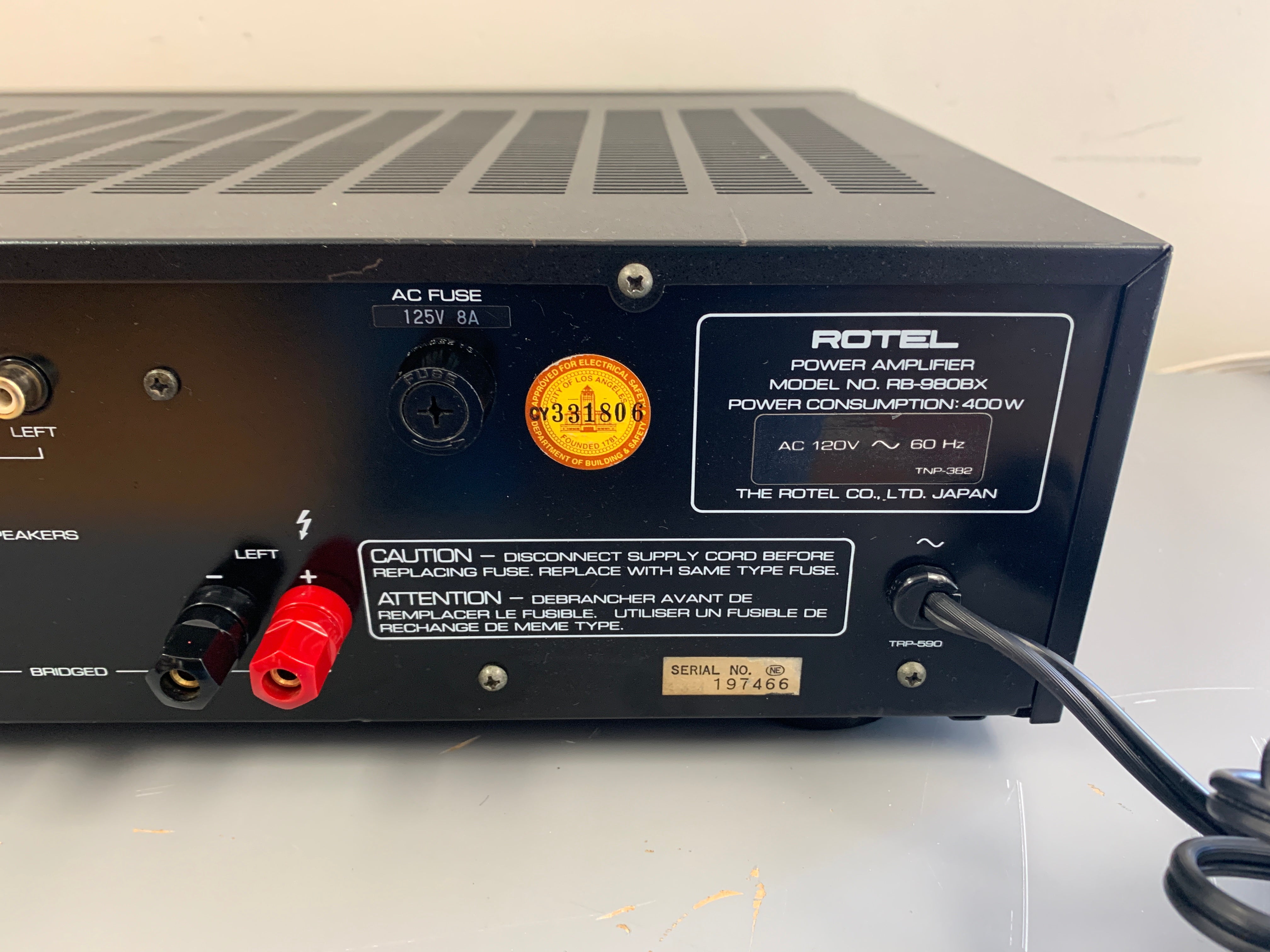 Hotsell Rotel RB-980 BX Endverstärker