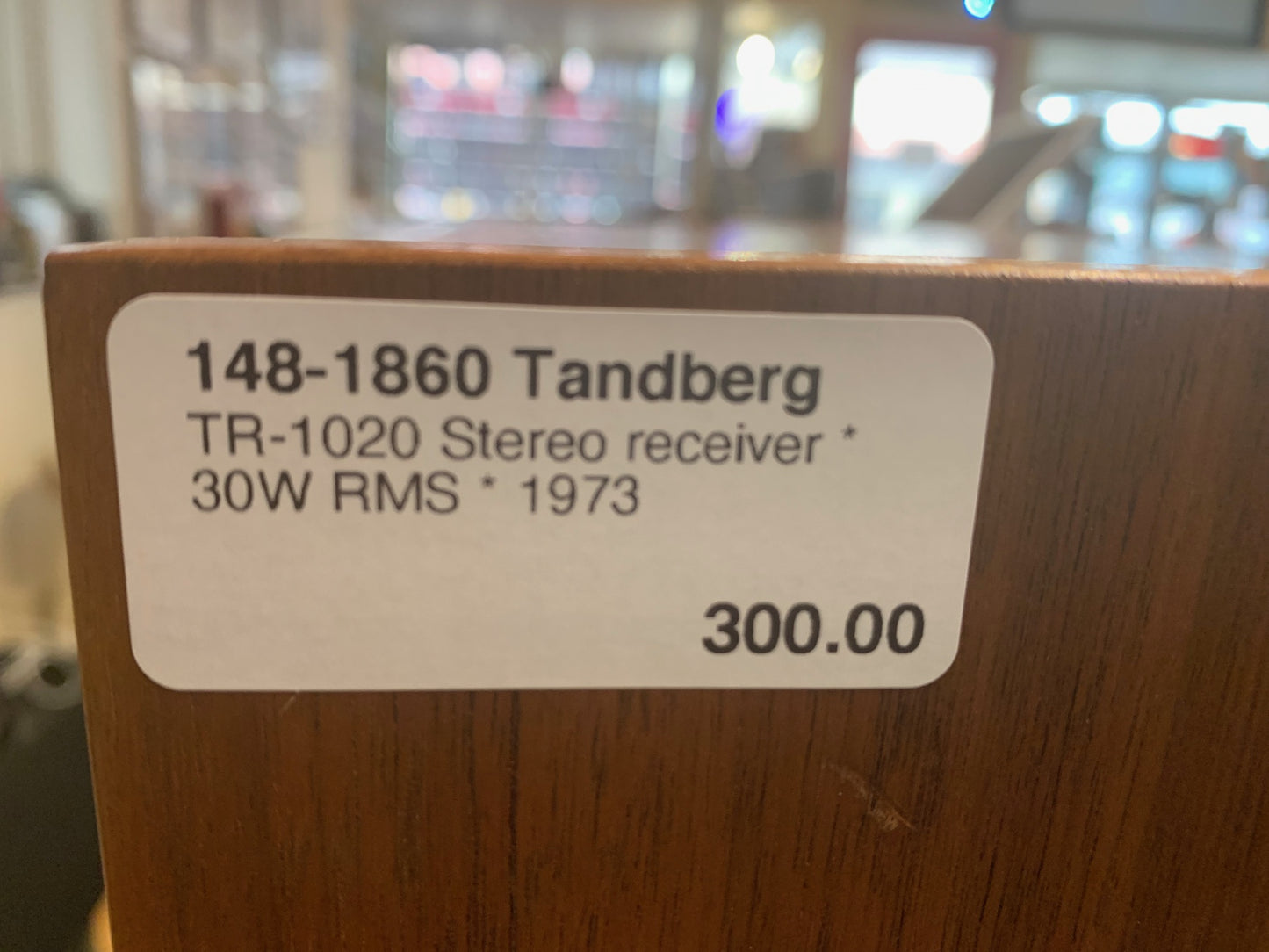 Tandberg TR-1020 Stereo Receiver * 30W RMS * 1973 * Made in Norway