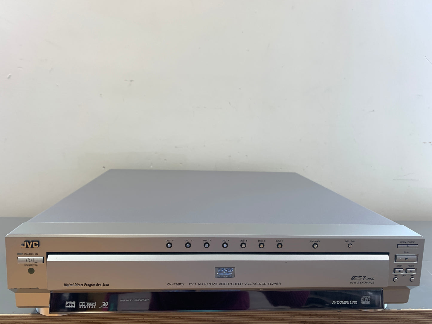 JVC XV-FA902 DVD/CD Carousel * 7 Discs