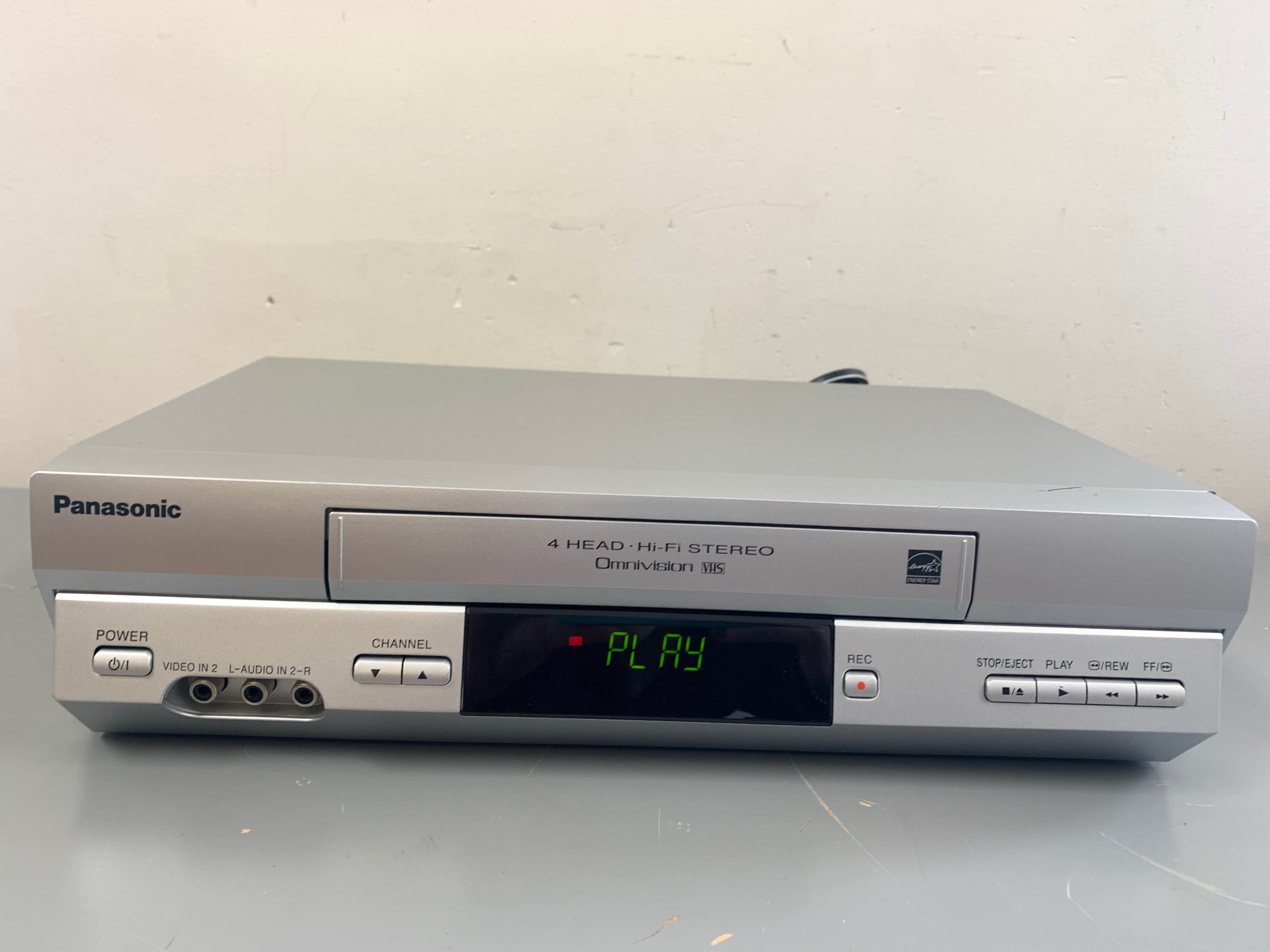 Panasonic PV-V4525S VCR 4 Head HiFi VHS Player Recorder Tested Working No sale Remote