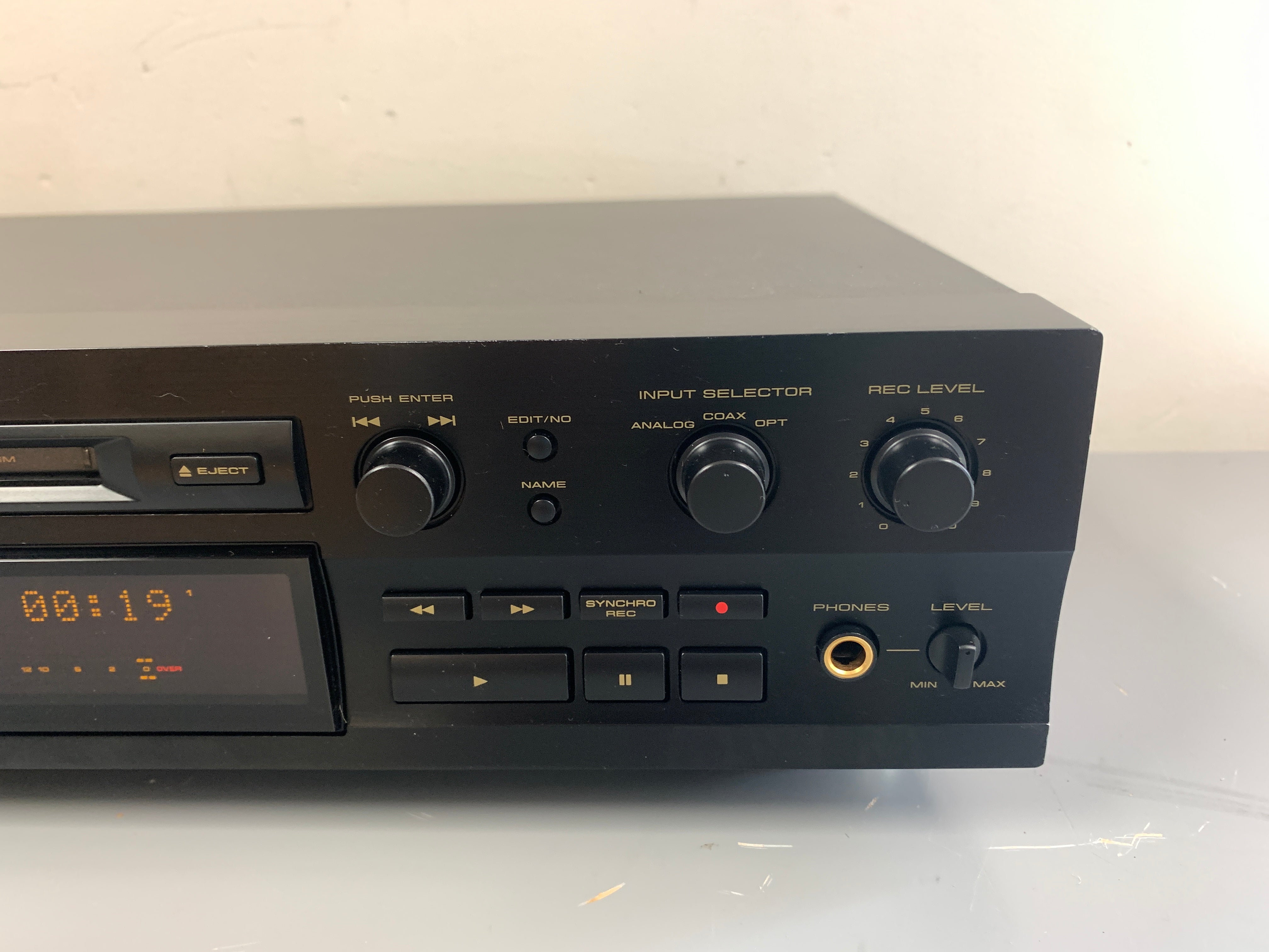 Pioneer MJ-D707 Single Minidisc Player * Remote * Manual – The 