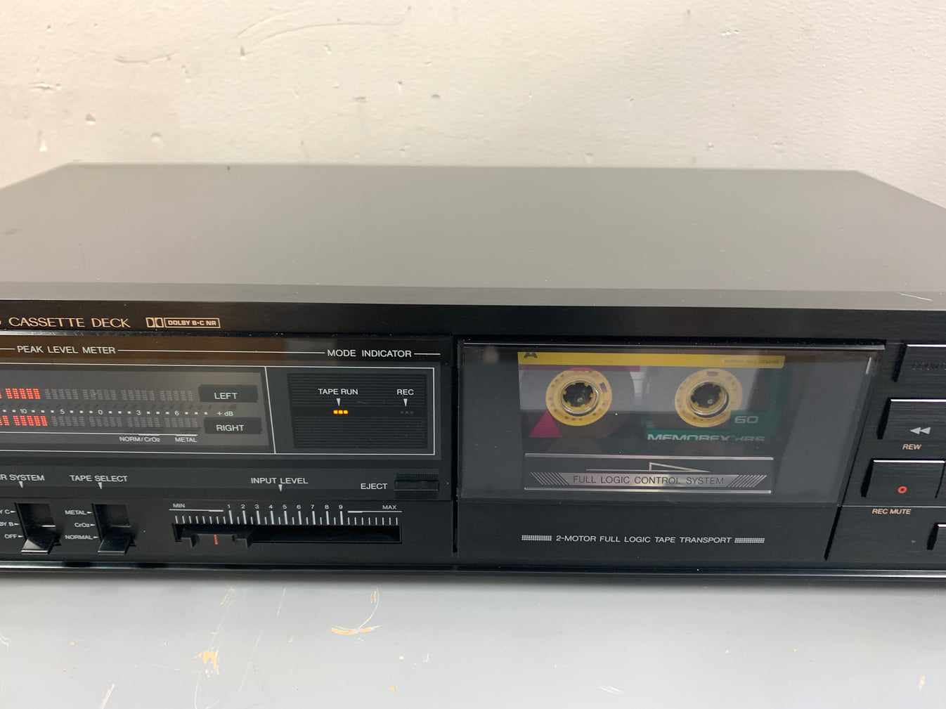 JVC TD-X201 Single Cassette Deck – The Turntable Store