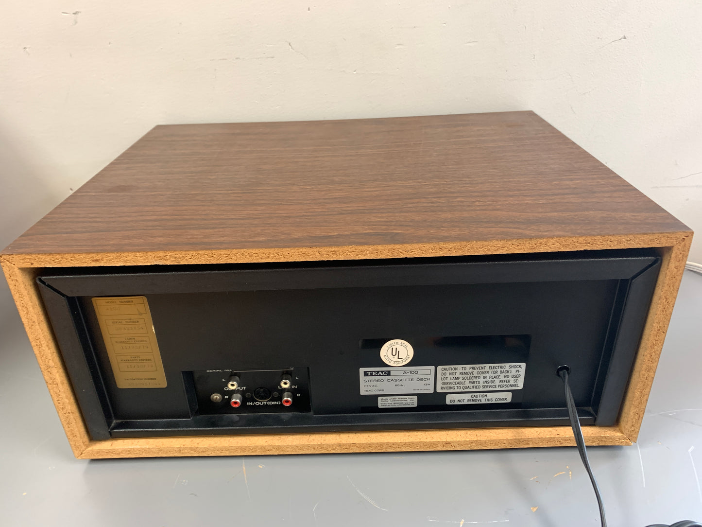 Teac A100 Stereo Cassette Deck