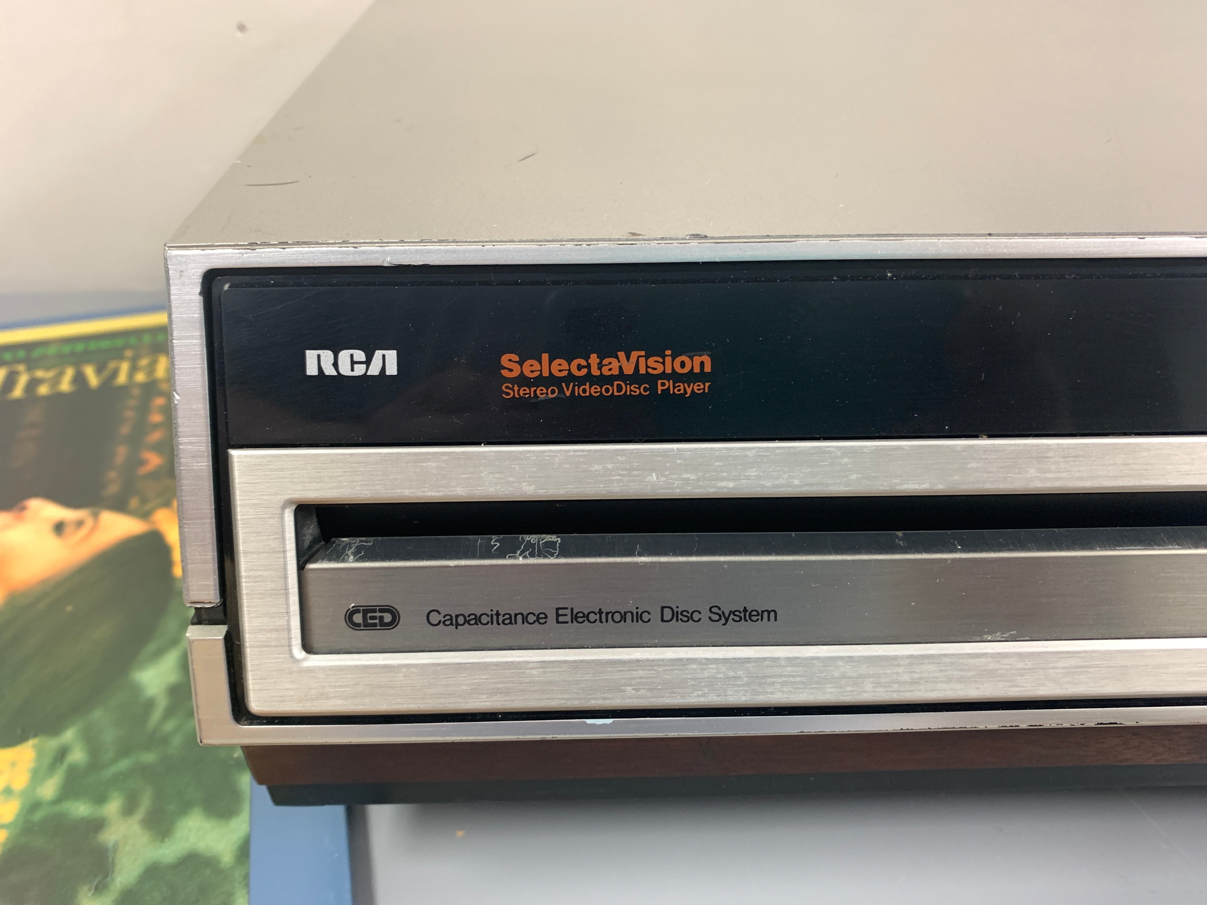 VINTAGE RCA SELECT VISION VIDEO DISC outlets PLAYER WITH 3 DISC