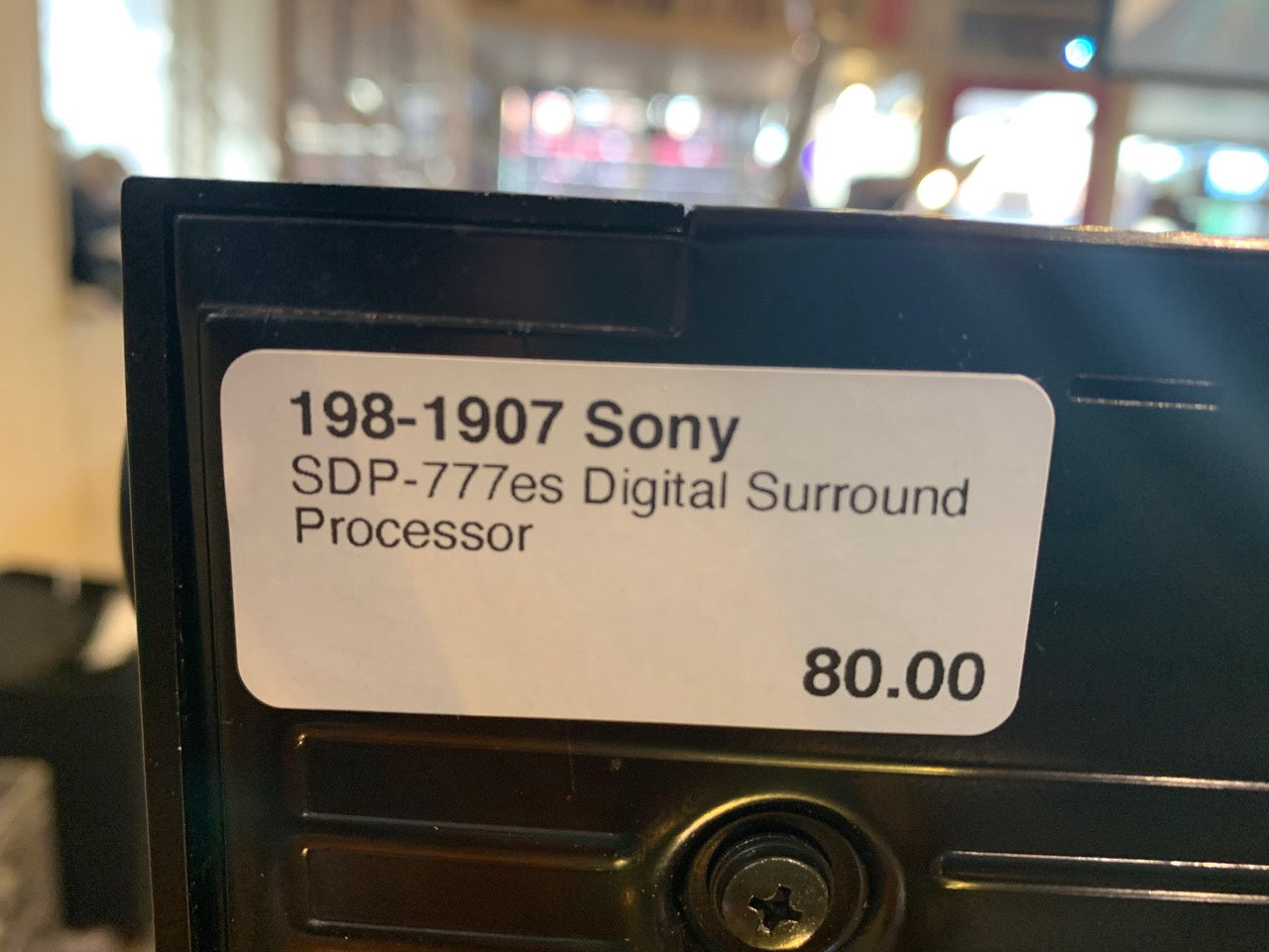 Sony SDP-777es Digital Surround Processor