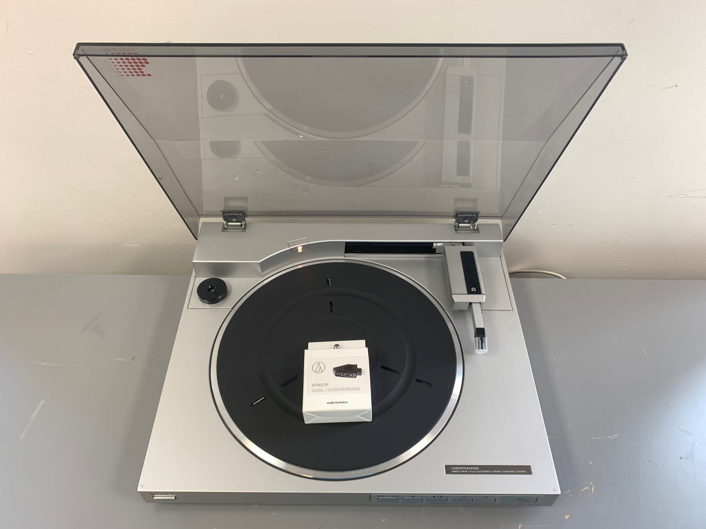 Sony PS-LX500 Direct Drive Turntable * Linear Tracking * NEW AT81CP Ca ...