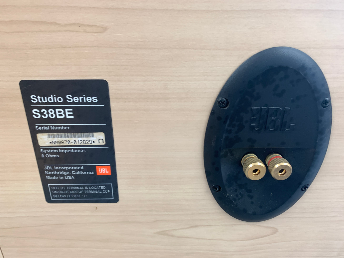 JBL S38BE Studio Series Speakers