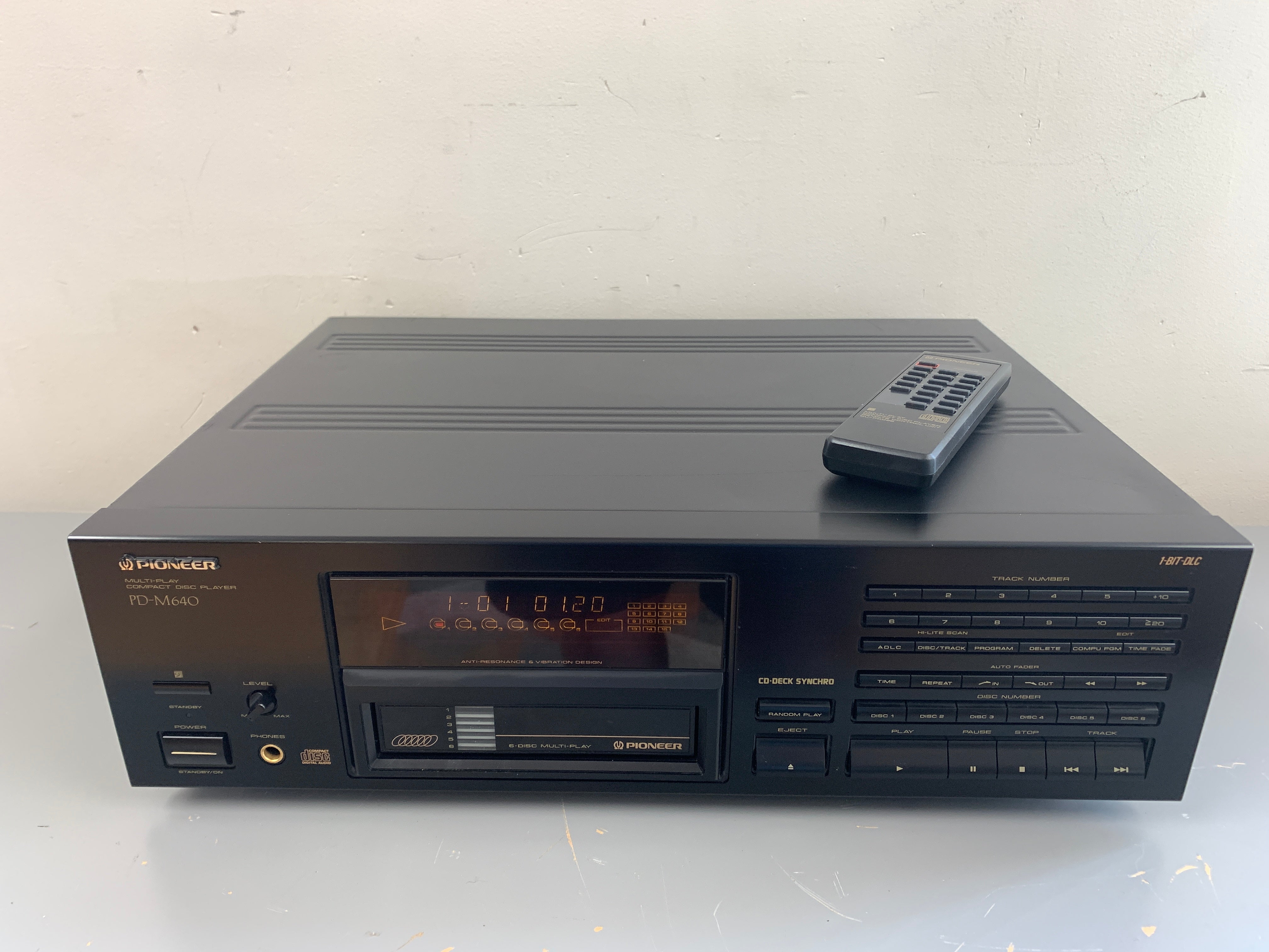 Pioneer CD Player PD-M640 MultiDisc top Player