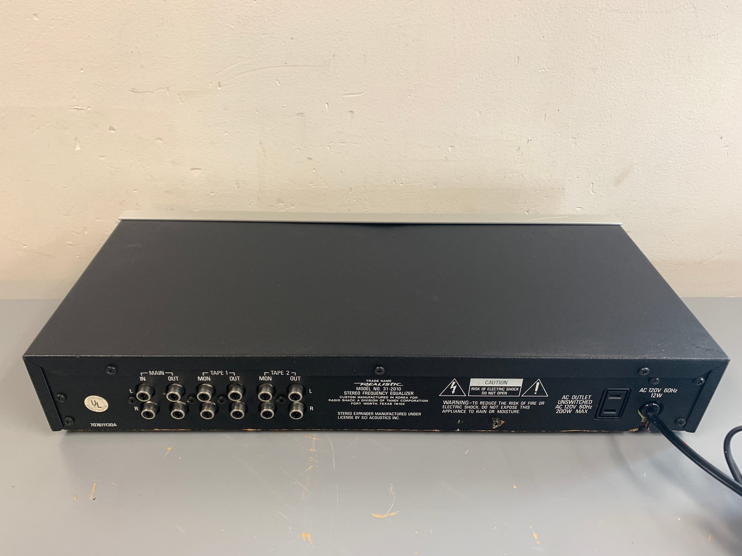 Realistic 31-2010 Graphic Equalizer & Stereo Expander