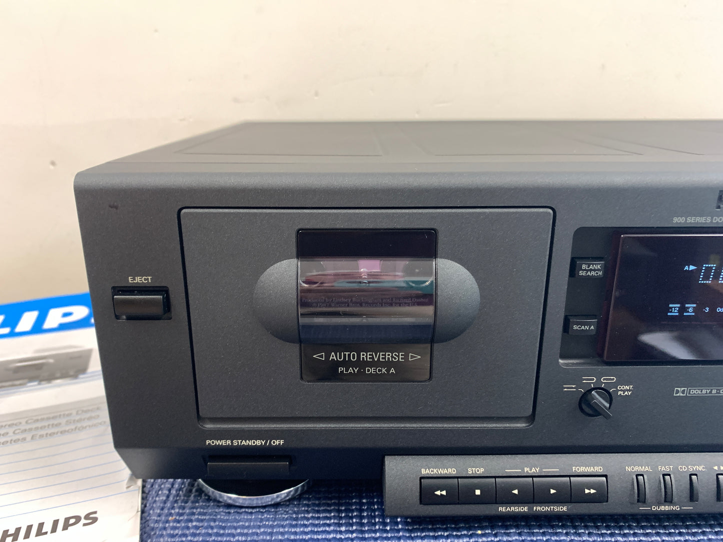 Philips FC-930 Double Cassette Deck * Manual