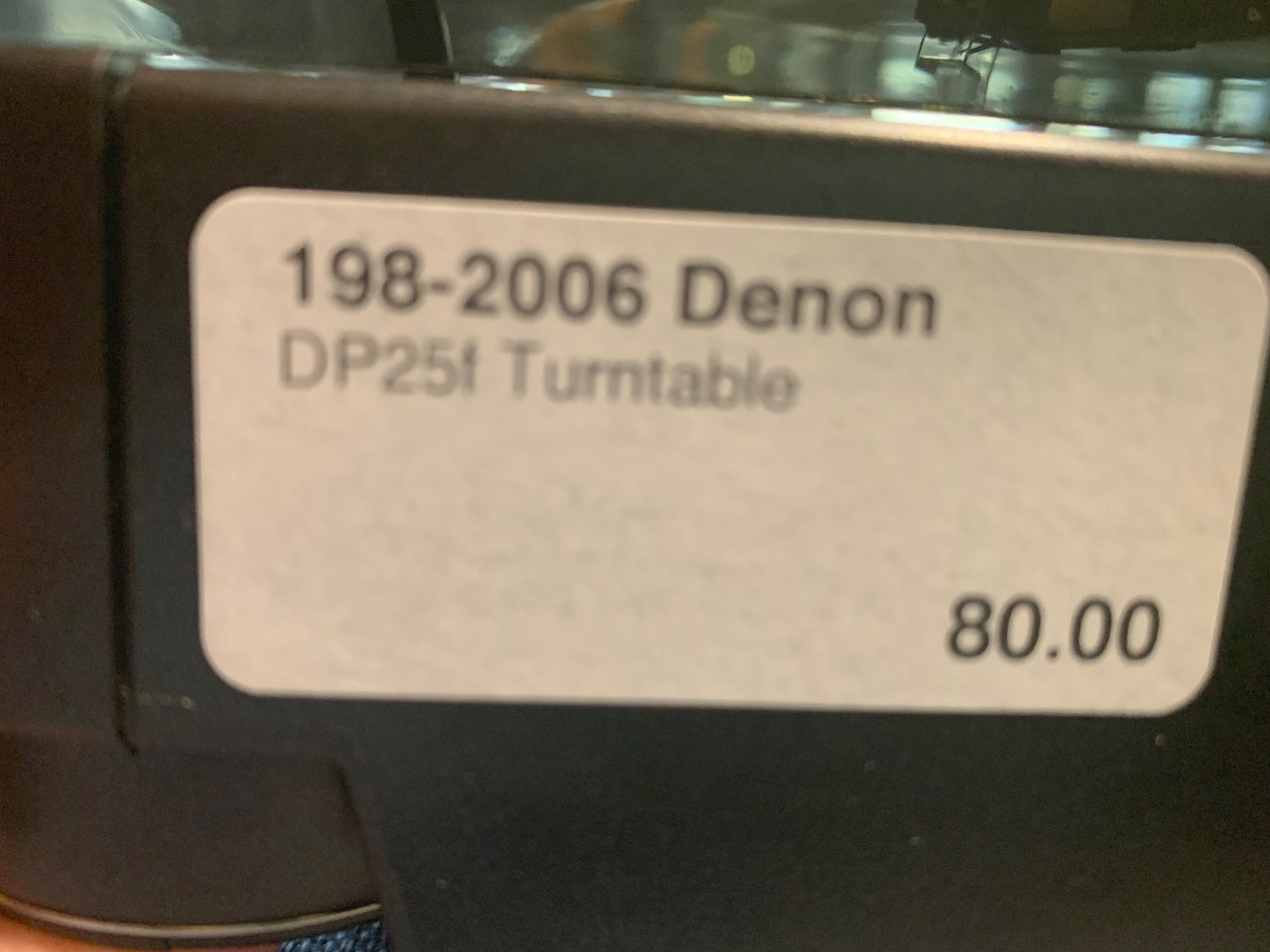 Denon DP25f Turntable * NEW Stylus