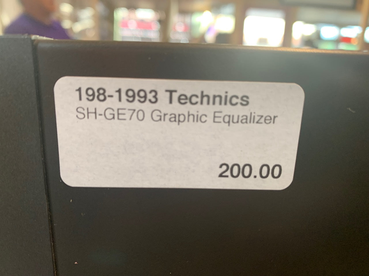 Technics SH-GE70 Graphic Equalizer with Spectrum Analyzer