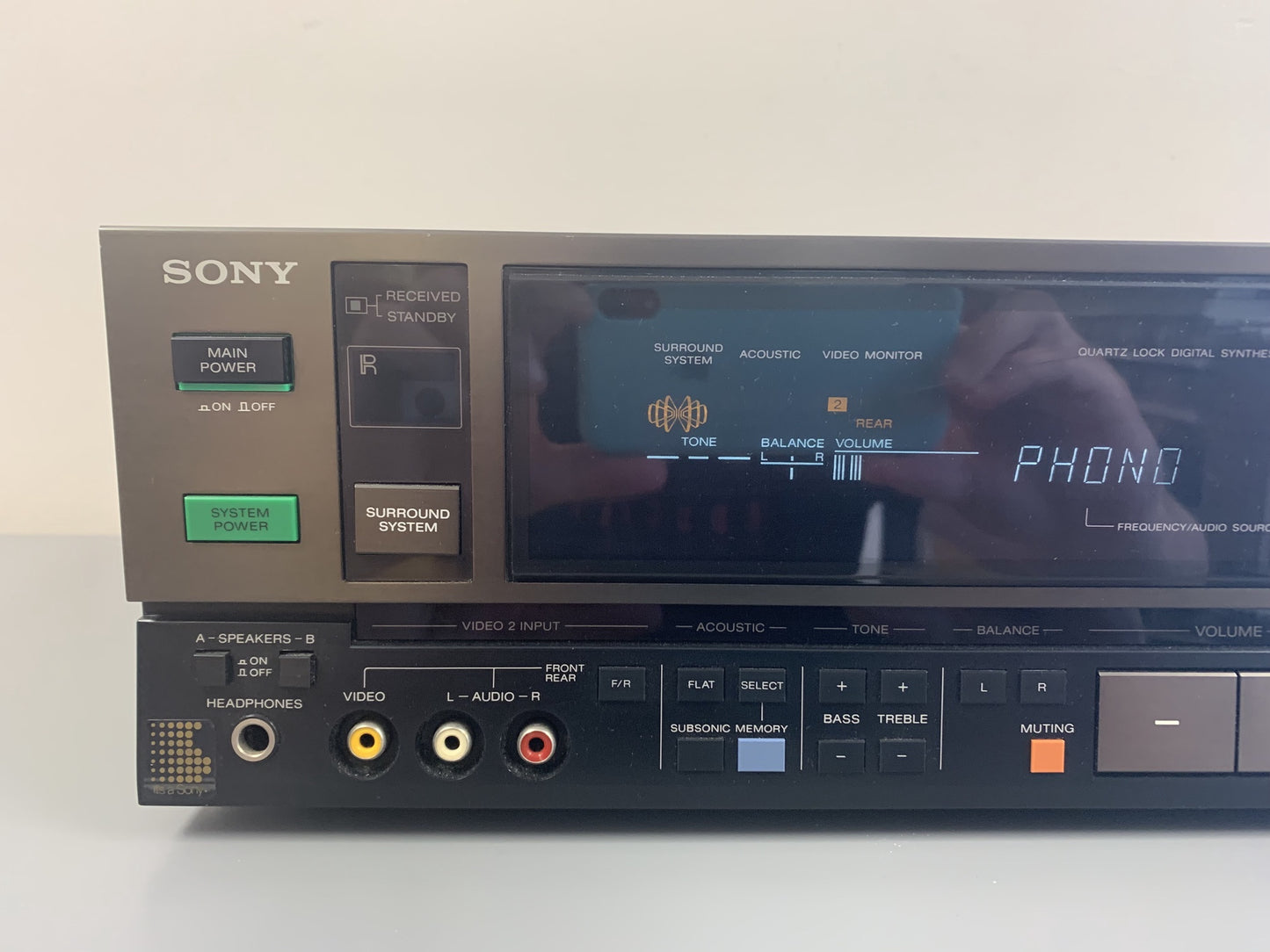 Sony STR-AV580 Stereo Receiver * 60W * 1984