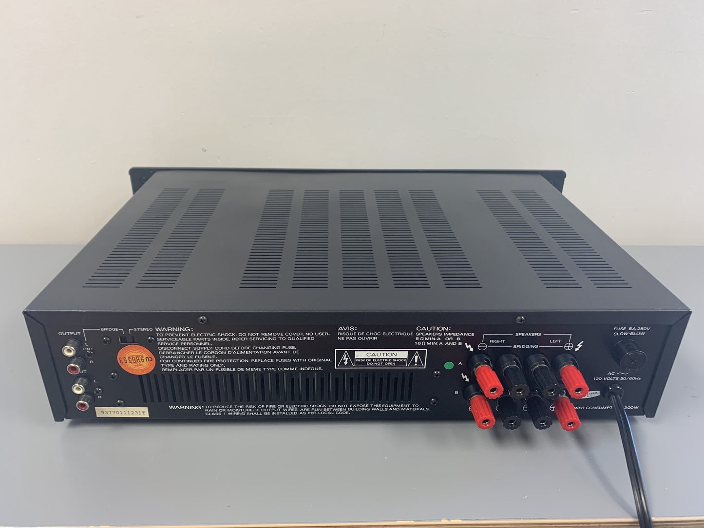 Carver TFM-15CB Power Amplifier * 1990 * 100W