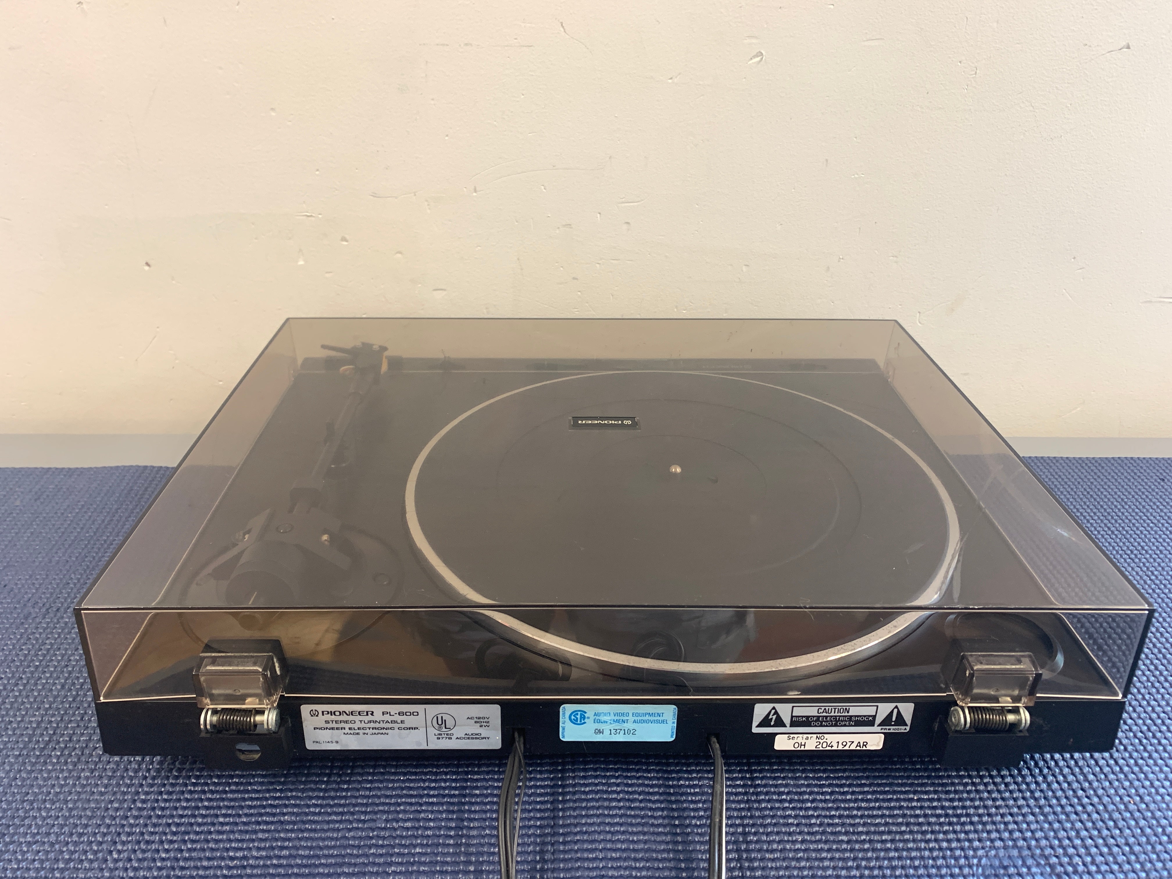 Pioneer PL 600 Belt Drive Turntable The Turntable Store