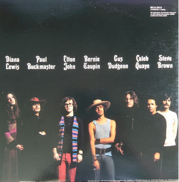 Elton John : Elton John (LP, Album, RE, Gat)