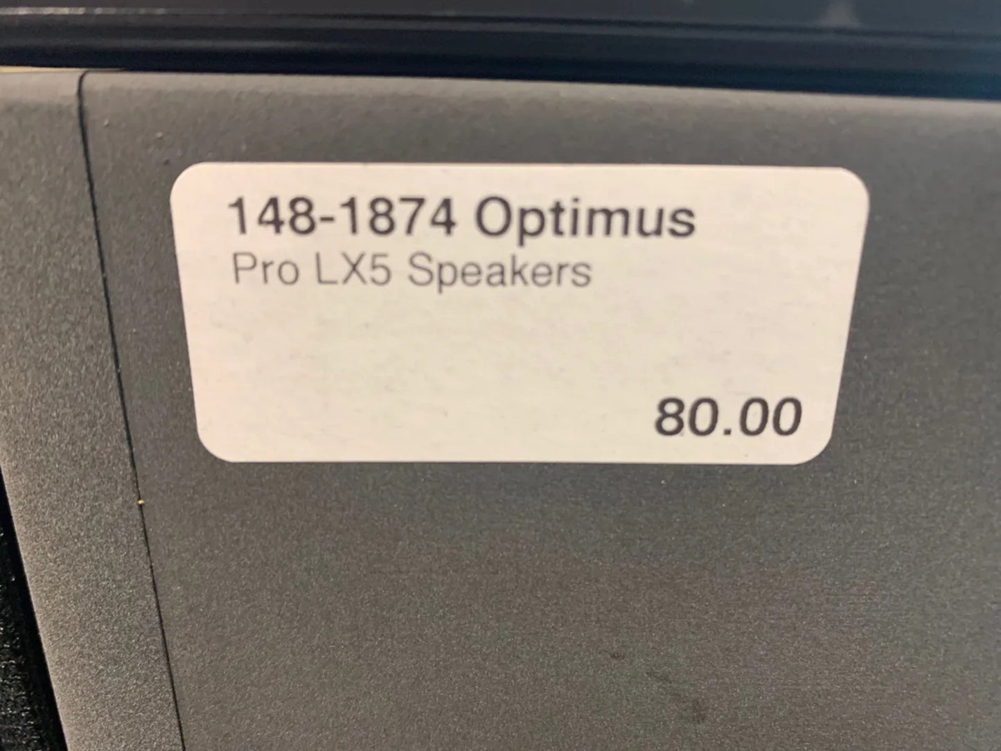 Optimus Pro LX5 Bookshelf Speakers